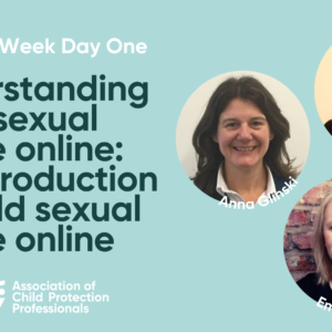 Understanding child sexual abuse online:  An introduction to child sexual abuse online